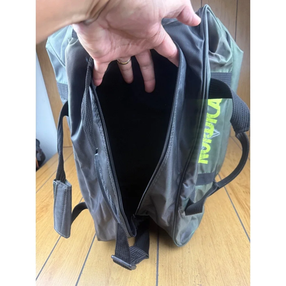 Vintage Team Nordica Duffel Bag Green Black Sports Gym Travel‎ Weekender Bag